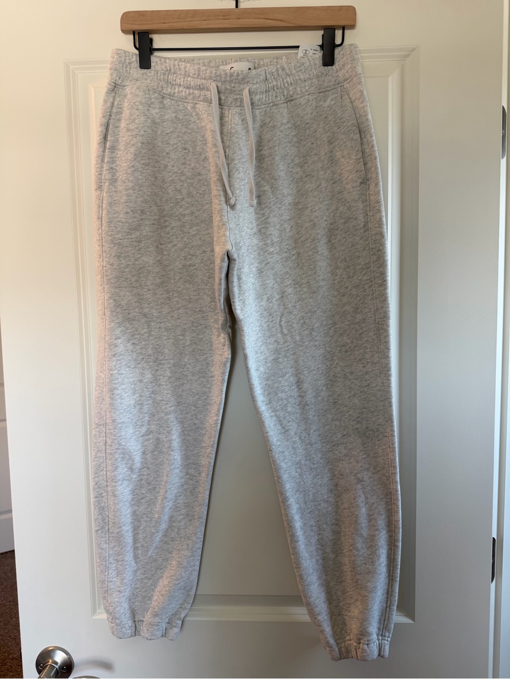 Hollister Light Gray Men's Fleece Joggers